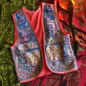 Colorful Vintage Style Bohemian Vest